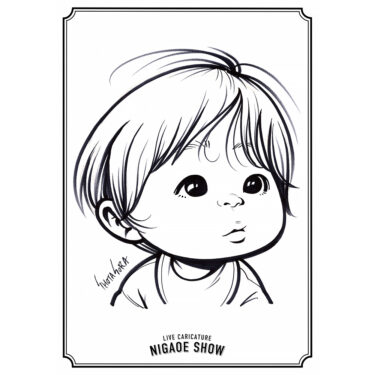 5分で完成！その場で描く、世界にひとつのカリカチュア（似顔絵）。写メからもOK！ #NIGAOE SHOW #日曜