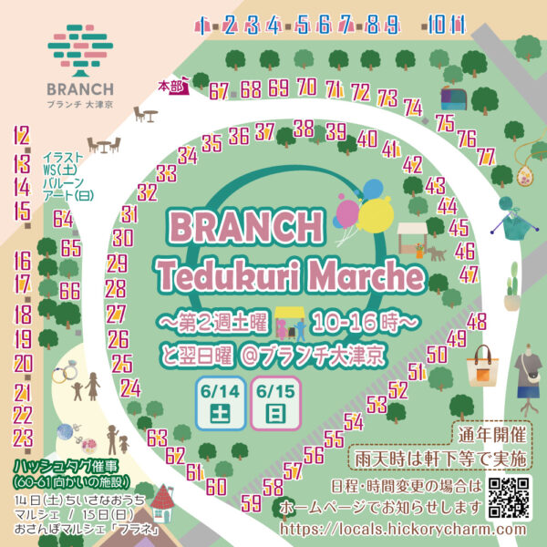 土76店･日73店 計124組予定